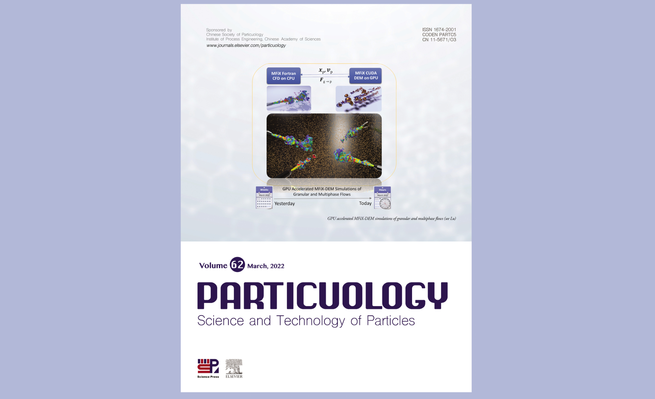MFS Cover Article available in Particuology Volume 62, March 2022